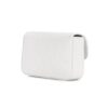 Bolso de hombro de cuero blanco