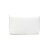 Bolso de hombro de cuero blanco