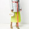 Bolso de hombro de piel Off-White Jitney 1.4 Tote Beige