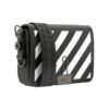 Bolso de hombro de piel Off-White Negro/Blanco