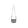 Bolso de hombro de piel Off-White Negro/Blanco