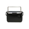 Bolso de Hombro Leather 21 Flip negro