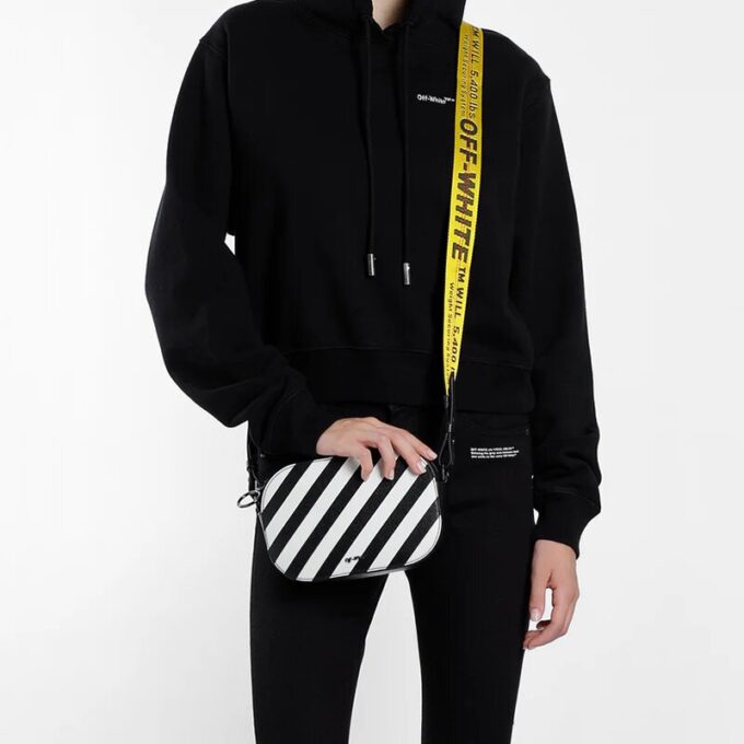 Bolso de hombro negro y blanco Negro y blanco