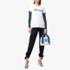 Bolso de Hombro Off-White 2.8 Jitney Azul Blanco
