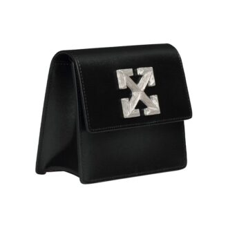 Bolso de hombro Off-White Arrow negro