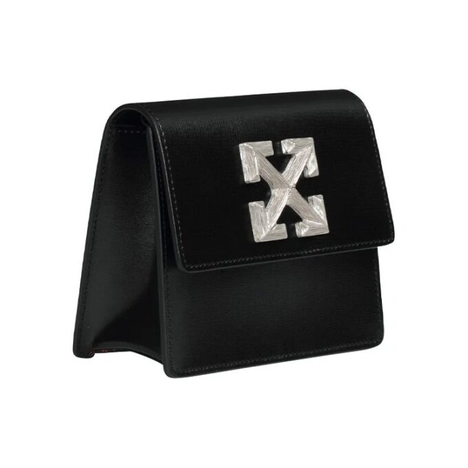 Bolso de hombro Off-White Arrow negro