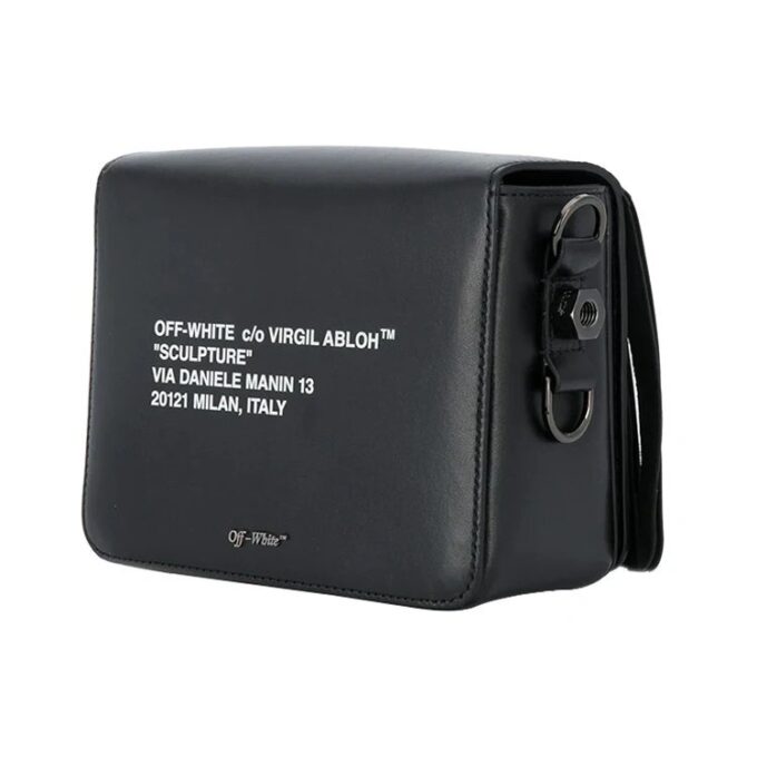 Bolso de hombro Off-White Arrow Negro