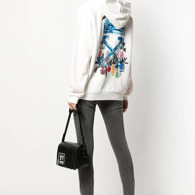 Bolso de hombro Off-White Arrow Negro