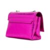 Bolso de Hombro Off-White Binder Clip rosa metalizado