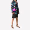 Bolso de Hombro Off-White Binder Clip rosa metalizado