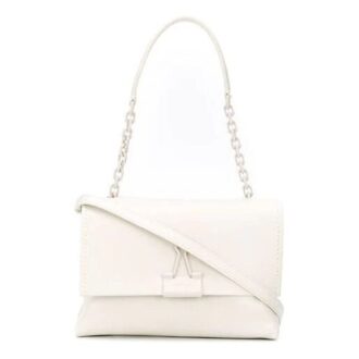 Bolso de hombro Off-White Blinder Clip Blanco