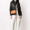 Bolso de Hombro Off-White con detalles Naranja