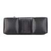 Bolso de hombro Off-White de piel auténtica 22 Burrow, negro
