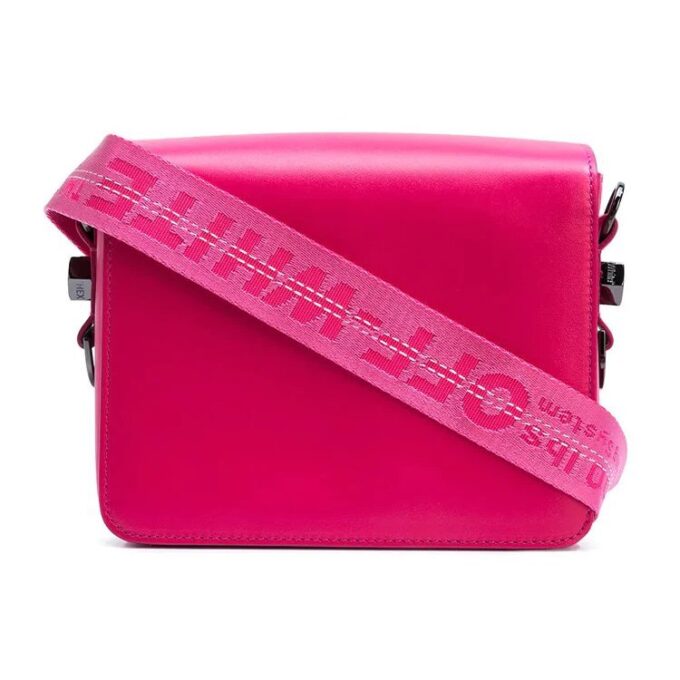 Bolso de hombro Off-White Elite Rojo Rosa
