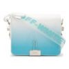 Bolso de hombro Off-White Flap azul medio