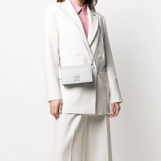 Bolso de hombro Off-White Jitney 0.5 Blanco