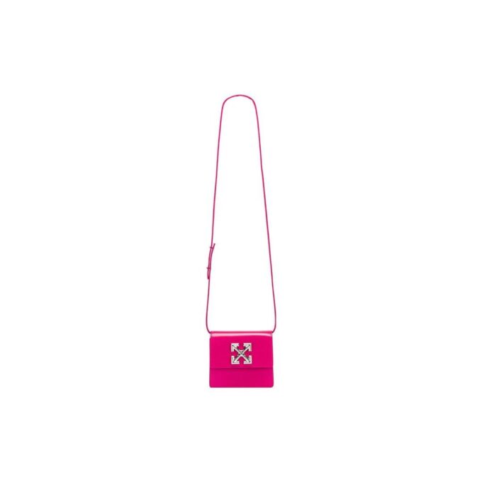 Bolso de hombro Off-White Jitney 0.7 «Pink»