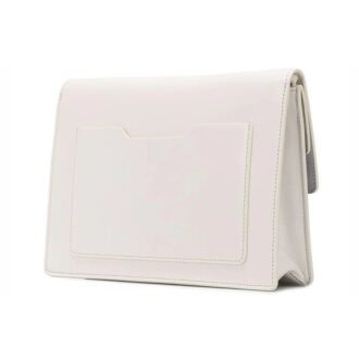 Bolso de Hombro Off-White Jitney 1.0 con estampado, blanco y azul