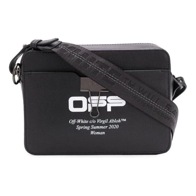 Bolso de hombro Off-White Off Camera Negro