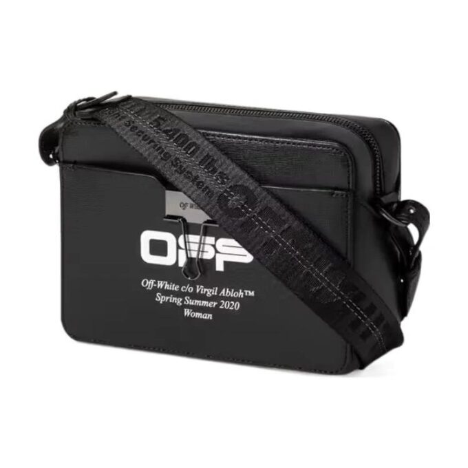 Bolso de hombro Off-White Off Camera Negro