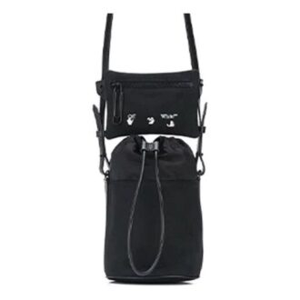 Bolso de Hombro Off-White para hombre de algodón negro
