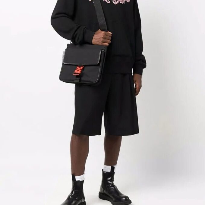 Bolso de hombro Off-White para hombre en negro