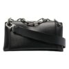Bolso de hombro Off-White para hombre, negro con tachuelas