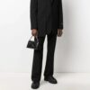 Bolso de hombro Off-White para hombre, negro con tachuelas