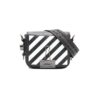 Bolso de hombro Off-White Stripe Mini Negro/Blanco