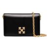 Bolso de hombro Off-White Twist Jitney 0.5 «Negro»