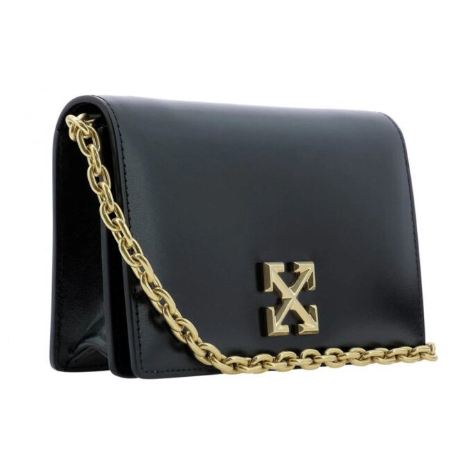 Bolso de hombro Off-White Twist Jitney 0.5 «Negro»