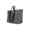 Bolso de Mano gris con estampado de flechas Blanco