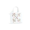 Bolso de mano Off-White con estampado de flechas y flores