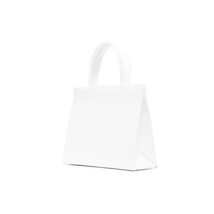 Bolso de mano Off-White con estampado de flechas y flores