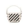 Bolso de mano pequeño Off-White de la serie Binder Clip, blanco