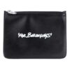 Bolso de mano unisex con estampado de Quote, negro