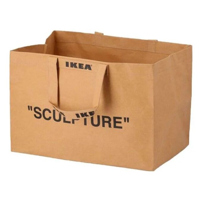 Bolso grande Virgil Abloh x IKEA MARKERAD «Marrón»