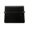 Bolso mensajero Arrow de cuero unisex negro