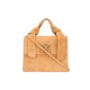Bolso mensajero de ante Off-White Jitney amarillo