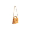 Bolso mensajero de ante Off-White Jitney amarillo