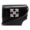 Bolso mensajero pequeño negro metalizado Cortex de la serie Jitney0.7
