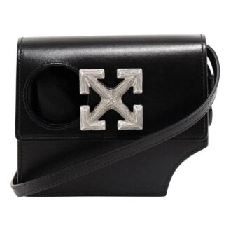 Bolso mensajero pequeño negro metalizado Cortex de la serie Jitney0.7
