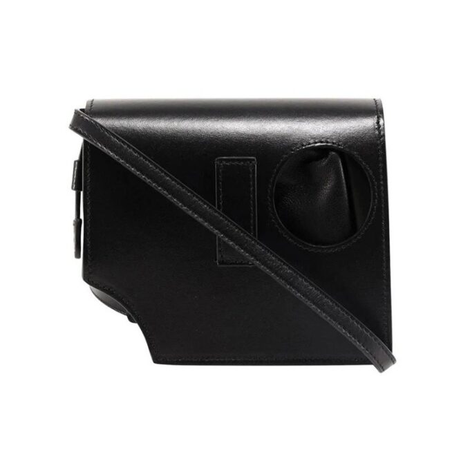 Bolso mensajero pequeño negro metalizado Cortex de la serie Jitney0.7
