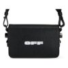 Bolso mini con solapa y logotipo de Off-White «Negro/Blanco»