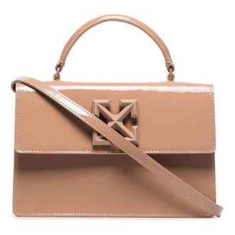 Bolso Off-White 1.4 Jitney rosa, rojo y beige