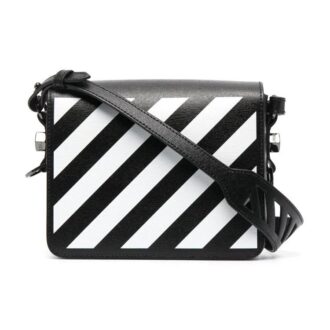 Bolso Off-White Diag Flap «Black White»