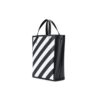 Bolso tipo cubo informal de cuero Off-White Deceleration Negro