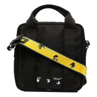 Bolso tipo mensajero de la serie 21 Logo Printing, negro