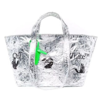 Bolso tote comercial Off-White «Silver»