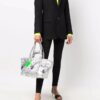 Bolso tote comercial Off-White «Silver»